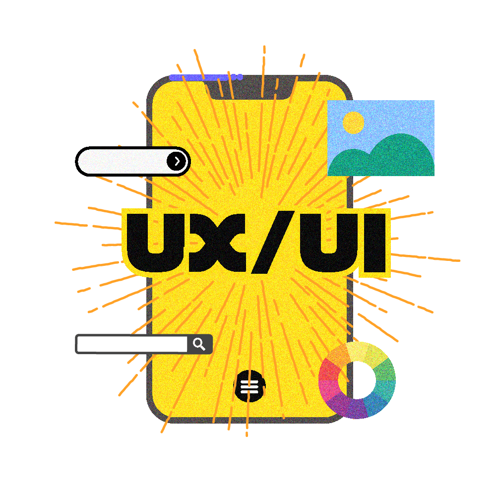 UI/UXのイメージイラスト